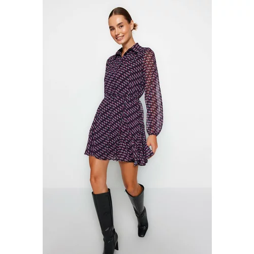 Trendyol Dress - Burgundy - Shirt dress