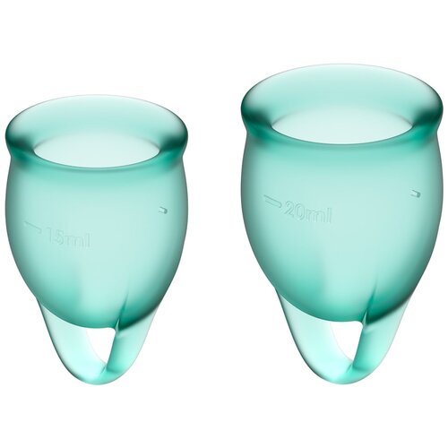 Satisfyer - Feel Confident Menstrual Cup Set Dark Green Cijene