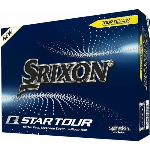 Srixon Q-Star Tour Golf Balls Tour Yellow