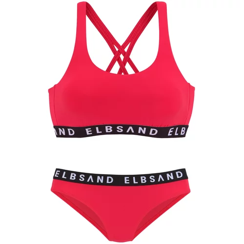 Elbsand Bikini rdeča / črna / bela