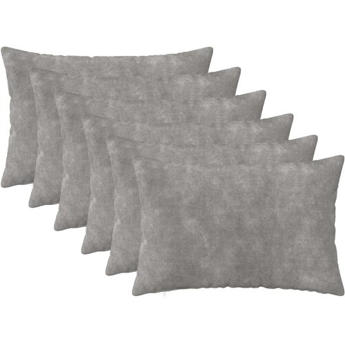  Presvlaka za jastuk 6 pcs HEERLEN Svjetlosiva 50 x 70 cm Cijene