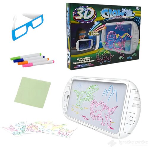  SVETLEĆA 3D Tabla za crtanje za decu Cene