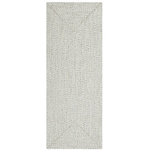NORTHRUGS Bijelo/bež staza za vanjski tepih 200x80 cm - Cijene