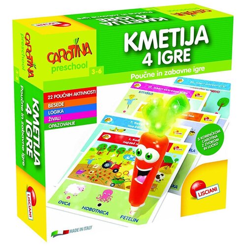 Lisciani Igra Kmetija 4 igre Slike
