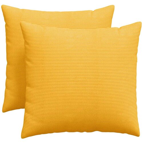 vidaXL Blazine za kavč 2 pcs Svetlo rumena 50 x 50 cm Žametna tkanina, (5000083906) Cene