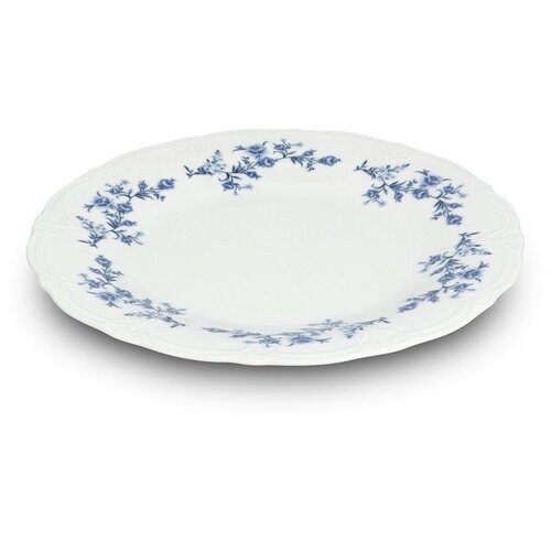 BonBistro Bel/moder servirni porcelanast krožnik &amp;oslash; 32 cm Retro &amp;ndash; Slike