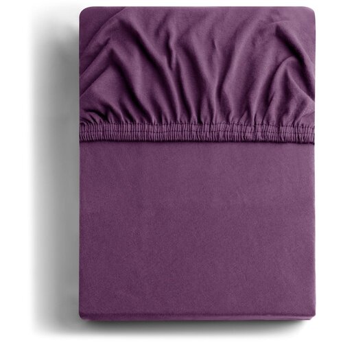Restilo Vijolična napenjalna rjuha iz jerseyja 220x200 cm Amber – Cene