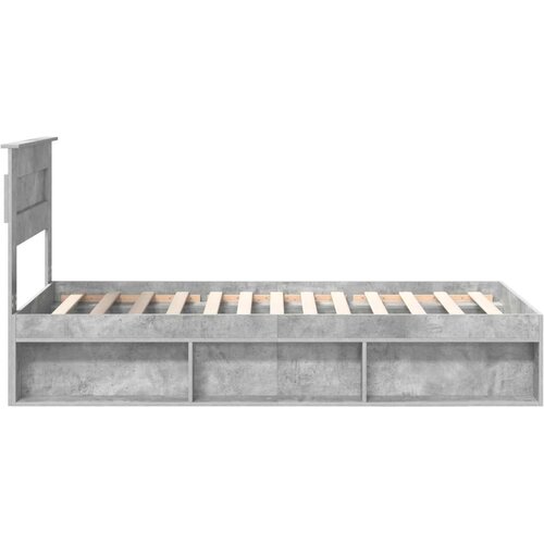  Okvir za krevet s madracem Betonska siva 100 x 200 cm Slike