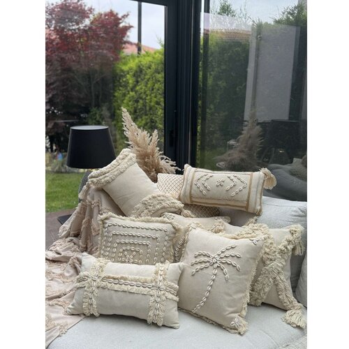Mioli Decor Dekorativna jastučnica Den003, 43x43 cm, Bež Slike