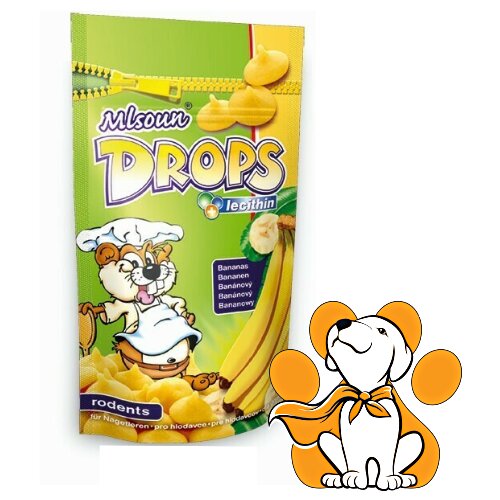 Dafiko drops bananas 75g, poslastice za glodare sa ukusom banane Cene