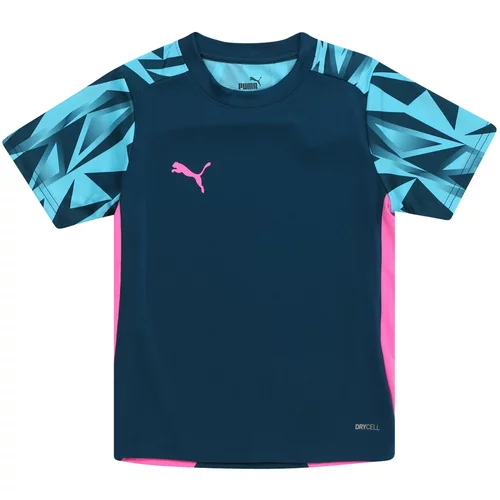 Puma Funkcionalna majica 'IndividualFINAL' modra / voda / roza
