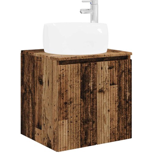 vidaXL Umivalnik s pritrditev na steno Star les 49,5 x 44,5 x 66 cm, (5000245089) Cene