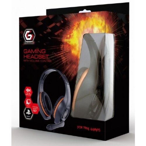 Gembird GHS 05 O Stereo gejmerske slusalice sa mikrofonom+volume kontrolom 3.5mm ORANGE Cene