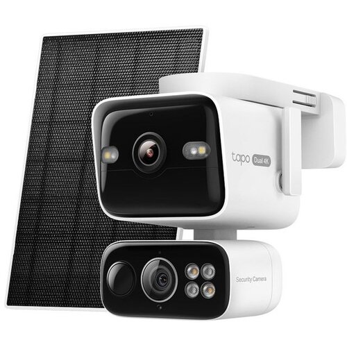 Tp-link Tapo C675D KIT vanjska solarna nadzorna kamera s dva objektiva 4K, IP65, solarni panel A202 Cijene
