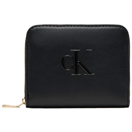 Calvin Klein Jeans Denarnica RAISED CK MEDIUM ZIP ARO Črna Slike