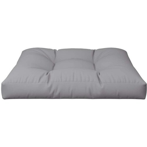 VidaXL Jastuk za palete sivi 70 x 70 x 12 cm od tkanine Slike