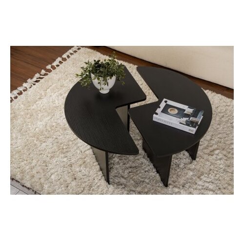Hanah home sto za dnevnu sobu moira wood black Slike