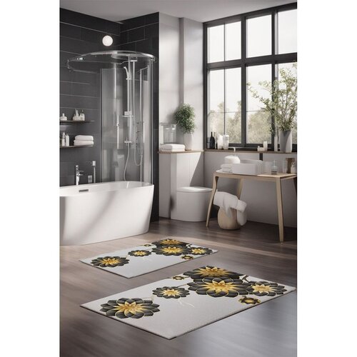  Set tepiha za kupatilo CT-5065, 2 komada, šareni Cene