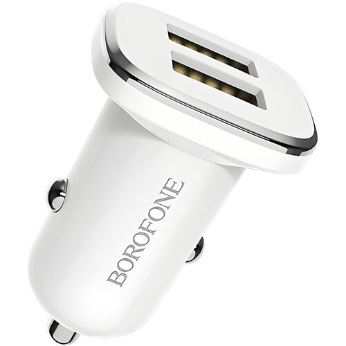 Borofone autonabijač - 2x USB 2,4A - Bijela KP27932 Slike