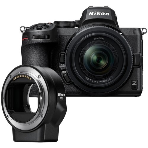 Nikon Z5 + 24-50mm f4,0-6,3 + FTZ-Adapter Slike