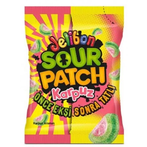 Kent gumene bombone jelibon sour patch lubenica 80g Slike