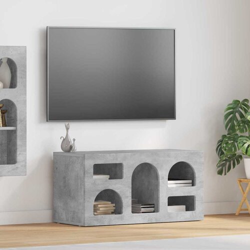 TV ormar Betonski sivi 80 x 35 x 40 cm Konstruirano drvo Cene