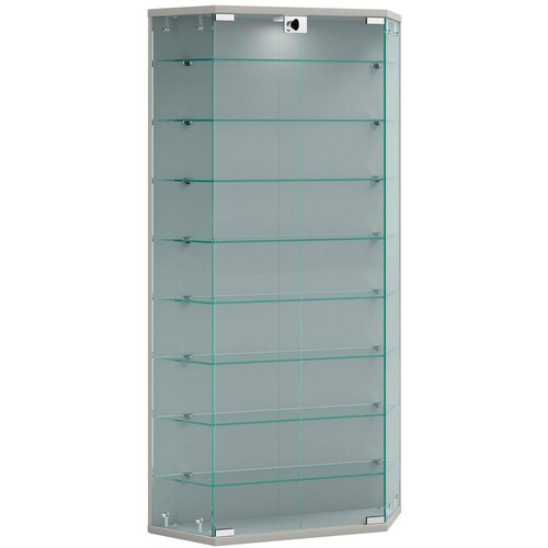 MID.YOU Vitrina Benila Xl, Srebrna Slike