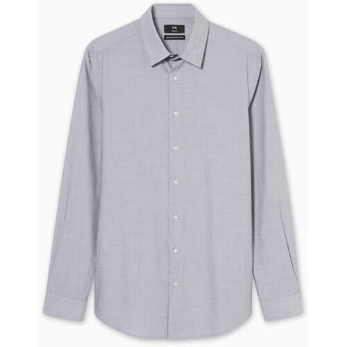 CA Muška košulja dugih rukava, Slim fit, Siva Slike