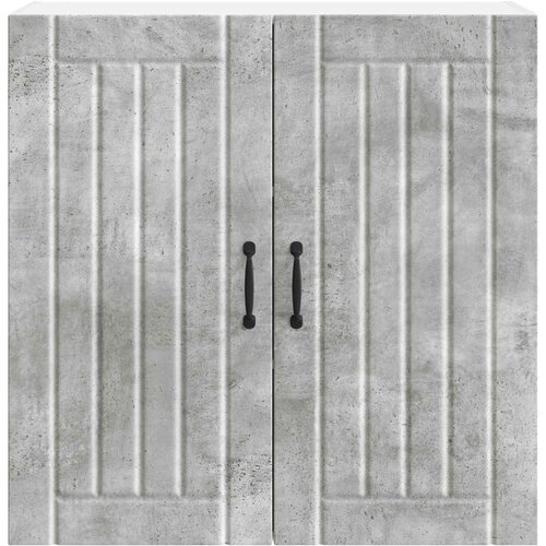  Ormar za Zid Lucca Betonska siva 80 x 31 x 80 cm Slike