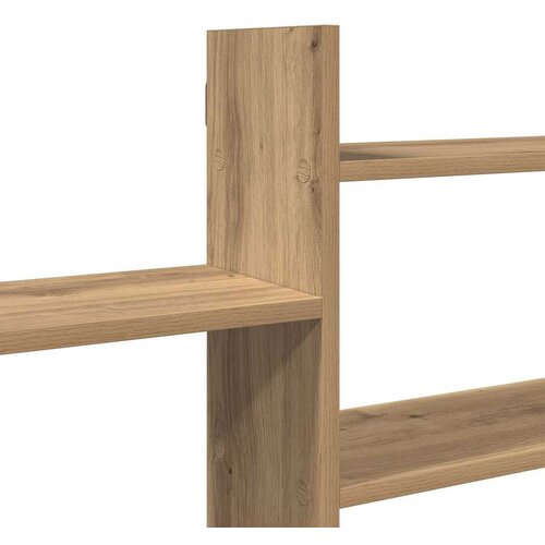  Zidna polica boja hrasta 167,5x18x68 cm konstruirano drva Slike