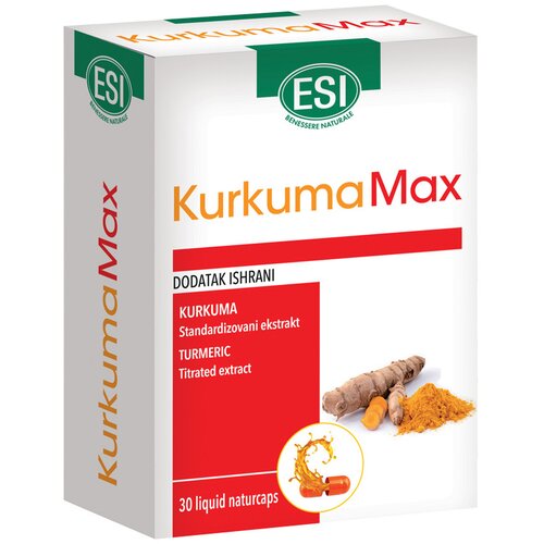 Esi Kurkuma Max, 30 kapsula Cene
