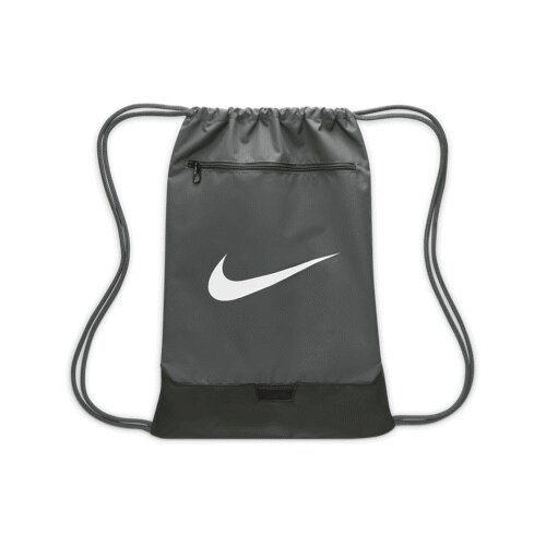 Nike Bag Brasilia Gymsack 9.5 Iron Grey/Black/White, (21581932) Cene