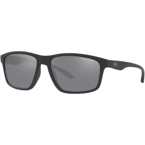 Armani Exchange Sunčane naočale '0AX4122S5980786G' crna / bijela