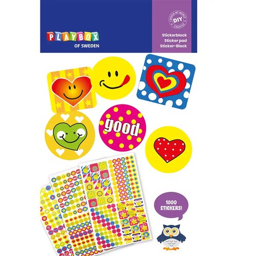 Playbox Dekorativni Smile i emoji paket naljepnica s 3 godine garancije, 1000 komada Cene