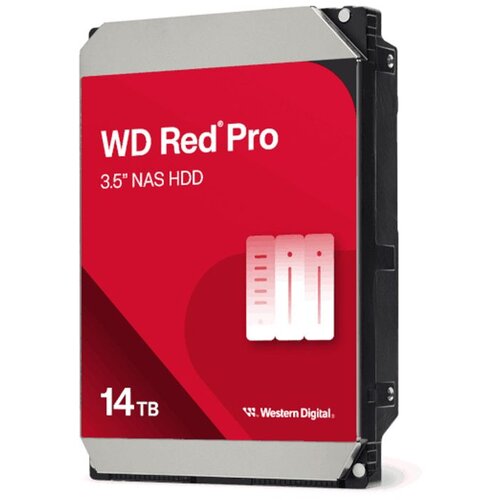 Western Digital WD Red Pro 14TB NAS tvrdi disk 3,5", SATA, 7200 rpm, 512 MB Cijene