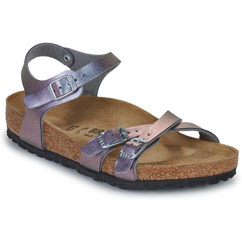 Birkenstock Kumba Kids Saffiano Iridescent Viola Vi&amp;scaron;ebojna Slike