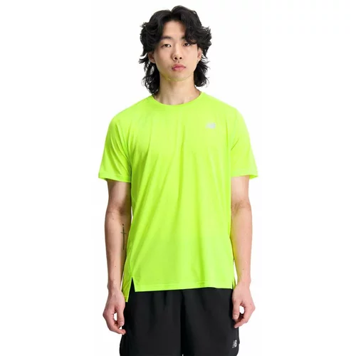 New Balance Kratka majica za tek Accelerate zelena barva