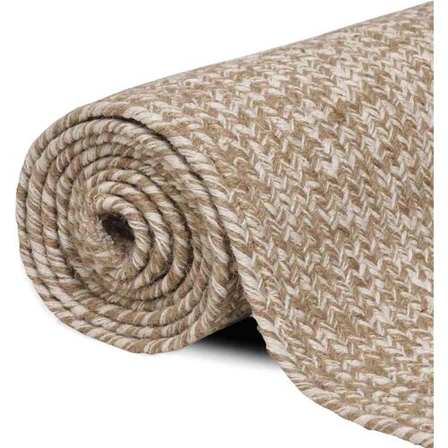  Tepisi za područja Prirodna i bijela 160 x 230 cm Juta Slike