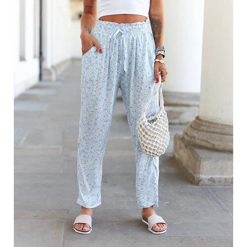 UR/CEO Blue floral wide pants Ippocrate Cijene