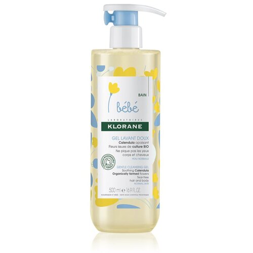 Klorane Baby Calendula nežen čistilni gel za otroško kožo 500 ml za otroke Cene
