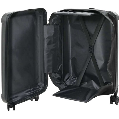 vidaXL sklopivi Kufar Tvrda Ljuska 20'' Tamno Sivi 34x23x55.5 cm ABS Cijene