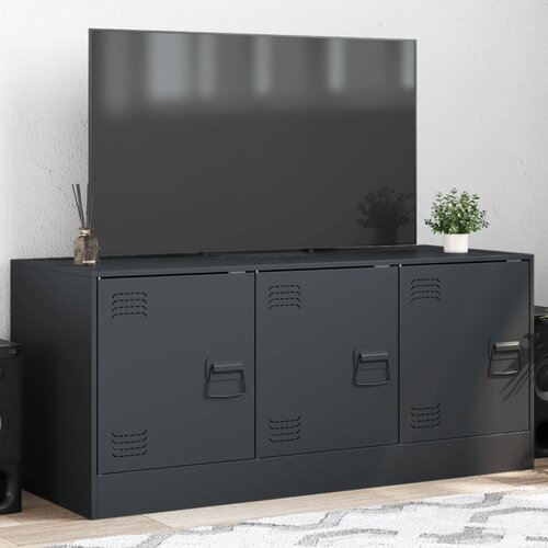 vidaXL TV omarica antracitna 99x39x44 cm jeklo Cene