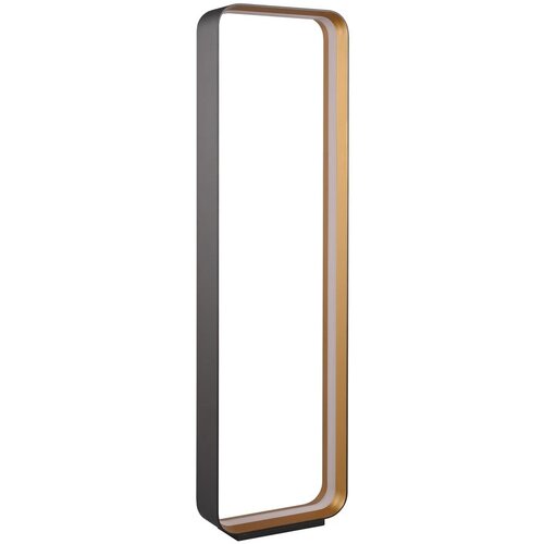 CINQUE Črna LED stoječa svetilka z glasovnim upravljanjem s pomočjo mobilne aplikacije s kovinskim senčilom (višina 109 cm) Cizione – Cene