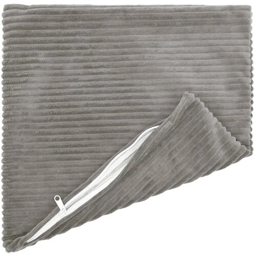 Presvlaka za jastuk 2 pcs HEERLEN Svjetlosiva 45 x 45 cm Kord - Svjetlosiva 45 x 45 cm 2 Cijene