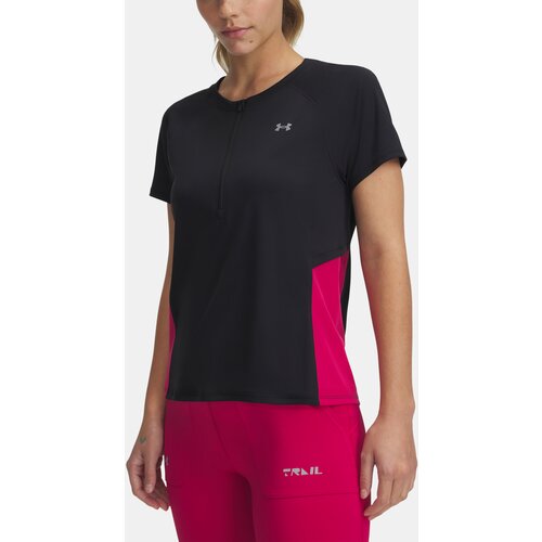 Under Armour Women's T-shirt UA Trail Run Zip SS - Women's Cene