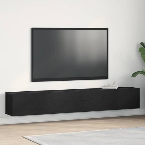 TV ormar 2 pcs Crna 100 x 30 x 30 cm Konstruirano drvo Cene