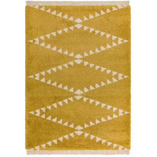 Asiatic Carpets Gorčično rumena preproga 200x290 cm Rocco –
