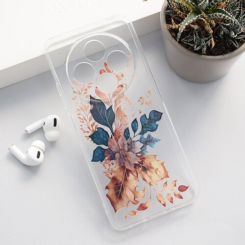 Nanobit Maska za Xiaomi Redmi 14C/ A4 (2024) Golden Flower Print Cene