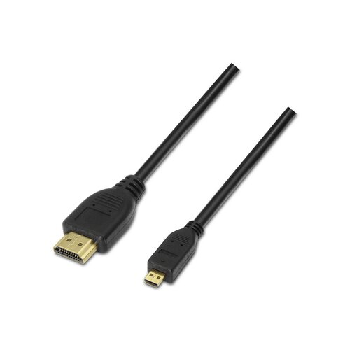 AISENS Kabel Hdmi 0,8 M Hdmi Tip A Standard Hdmi Tip D Micro Black, (21407044) Cene