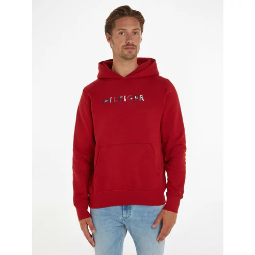 Tommy Hilfiger Sweater majica mornarsko plava / crvena / prljavo bijela